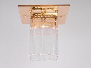 HOFFMANN I - Handmade brass ceiling lamp by Patinas Lighting - view 3